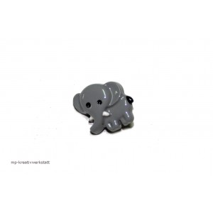 1 Stk Knopf Elefant Dm 18mm